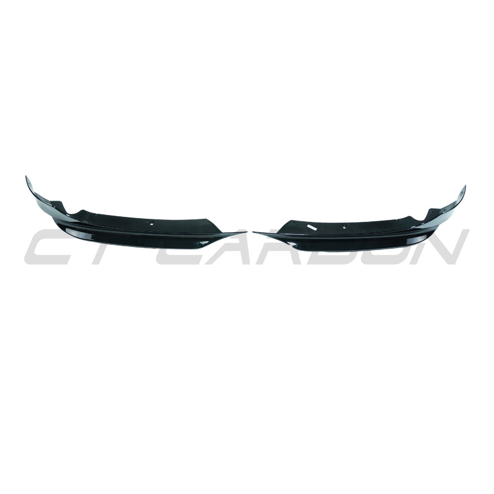 BMW E90/E91 3 SERIES LCI SE 2009-2011 GLOSS BLACK SPLITTER CORNERS - V1