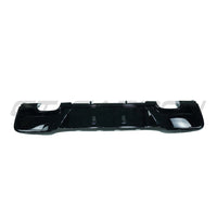 BMW 1 SERIES F20/F21 2012-2014 PRE-LCI GLOSS BLACK DIFFUSER - QUAD TIP