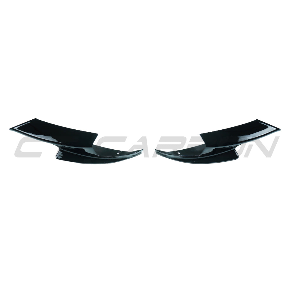BMW M3 E90/E92 2007-2013 GLOSS BLACK CORNER SPLITTERS