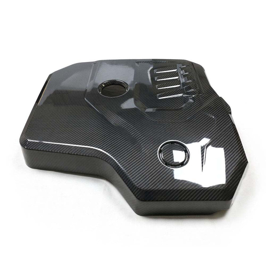 BMW G42 2 SERIES 2022+ DRY CARBON FIBRE ENGINE COVER