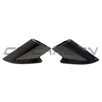 LAMBORGHINI HURACAN 2014-2024 DRY CARBON MIRROR COVER REPLACEMENTS - V1