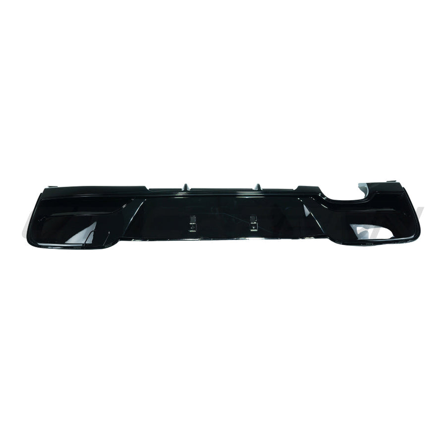 BMW 1 SERIES F20/F21 2012-2014 PRE-LCI GLOSS BLACK DIFFUSER - TWIN LEFT TIP