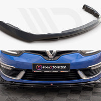Maxton Design - FRONT SPLITTER RENAULT MEGANE GT LINE GRANDTOUR MK3 FACELIFT