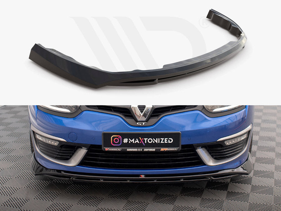 Maxton Design - FRONT SPLITTER RENAULT MEGANE GT LINE GRANDTOUR MK3 FACELIFT