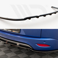 Maxton Design - CENTRAL REAR SPLITTER (VERTICAL BARS) RENAULT MEGANE GT LINE GRANDTOUR MK3 FACELIFT