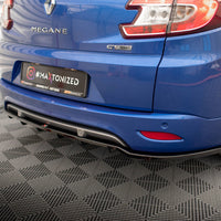 Maxton Design - CENTRAL REAR SPLITTER (VERTICAL BARS) RENAULT MEGANE GT LINE GRANDTOUR MK3 FACELIFT
