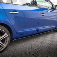 Maxton Design - SIDE SKIRTS DIFFUSERS RENAULT MEGANE GT LINE GRANDTOUR MK3 FACELIFT