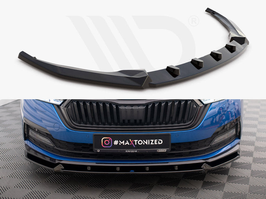 Maxton Design - FRONT SPLITTER V.1 SKODA OCTAVIA SPORTLINE MK4