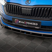 Maxton Design - FRONT SPLITTER V.1 SKODA OCTAVIA SPORTLINE MK4