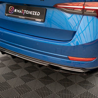 Maxton Design - CENTRAL REAR SPLITTER (VERTICAL BARS) SKODA OCTAVIA SPORTLINE MK4
