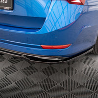 Maxton Design - CENTRAL REAR SPLITTER (VERTICAL BARS) SKODA OCTAVIA SPORTLINE MK4