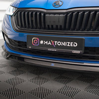 Maxton Design - FRONT SPLITTER V.2 SKODA OCTAVIA SPORTLINE MK4