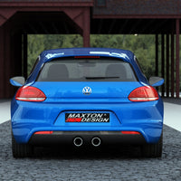 Maxton Design - REAR VALANCE VW SCIROCCO III R WITH 2 EXHAUST HOLES