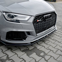 Maxton Design - FRONT SPLITTER V.1 AUDI RS3 8V FACELIFT SEDAN (2017-20)