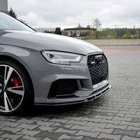 Maxton Design - FRONT SPLITTER V.1 AUDI RS3 8V FACELIFT SEDAN (2017-20)