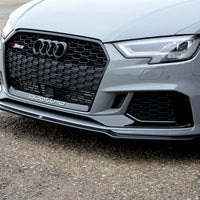Maxton Design - FRONT SPLITTER V.2 AUDI RS3 8V FACELIFT SEDAN (2017-20)