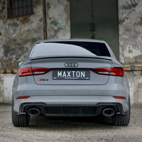 Maxton Design - REAR SIDE SPLITTERS AUDI RS3 8V FACELIFT SEDAN (2017-20)