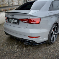 Maxton Design - REAR SIDE SPLITTERS AUDI RS3 8V FACELIFT SEDAN (2017-20)