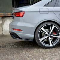 Maxton Design - REAR SIDE SPLITTERS AUDI RS3 8V FACELIFT SEDAN (2017-20)
