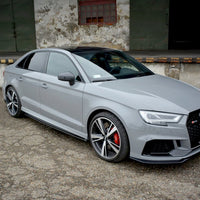 Maxton Design - SIDE SKIRTS DIFFUSERS AUDI RS3 8V FACELIFT SEDAN (2017-20)