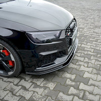Maxton Design - FRONT SPLITTER V.1 AUDI RS3 8V FACELIFT SPORTBACK (2017 - 20)