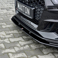 Maxton Design - FRONT SPLITTER V.1 AUDI RS3 8V FACELIFT SPORTBACK (2017 - 20)
