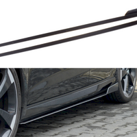 Maxton Design - RACING SIDE SKIRTS DIFFUSERS V.2 AUDI RS3 8V FACELIFT SPORTBACK (2017-20)