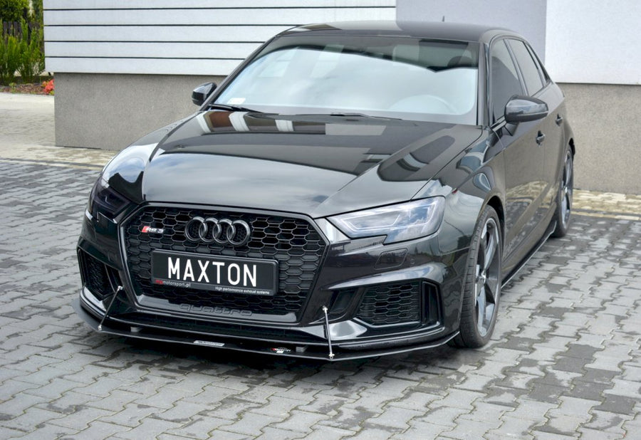 Maxton Design -  Front Racing Splitter V.1 Audi RS3 Sportback 8V Facelift