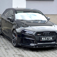 Maxton Design - Front Racing Splitter V.2 Audi RS3 Sportback 8V Facelift