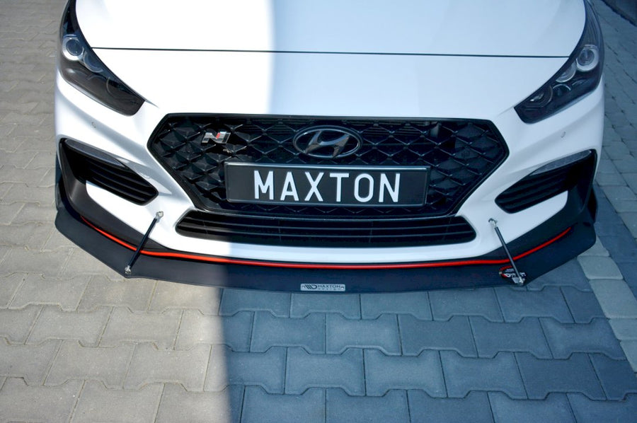 Maxton Design - FRONT RACING SPLITTER HYUNDAI I30 MK3 N