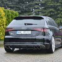 Maxton Design - REAR DIFFUSER AUDI S3 8V/A3 8V S-LINE