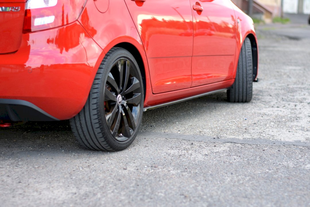 Maxton Design - SIDE SKIRTS DIFFUSERS SKODA FABIA MK2 RS (2010-2014)