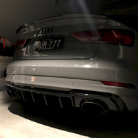Maxton Design - REAR DIFFUSER AUDI RS3 8V FACELIFT SEDAN (2017-20)