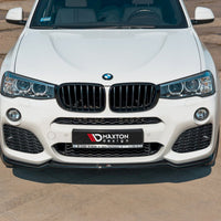 Maxton Design - FRONT SPLITTER BMW X3 F25 M-PACK FACELIFT (2014-2017)