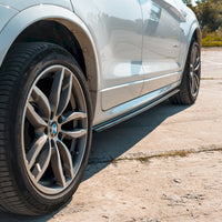 Maxton Design - SIDE SKIRTS DIFFUSERS BMW X3 F25 M-PACK FACELIFT (2014-2017)