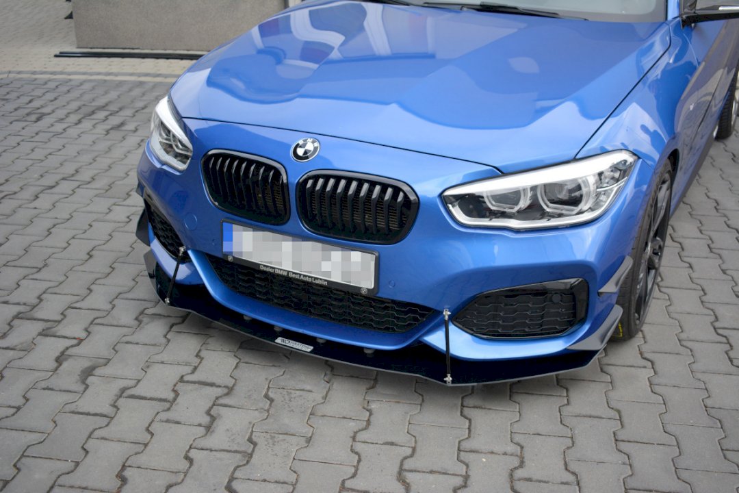 Maxton Design - FRONT RACING SPLITTER V.1 BMW 1 F20/F21 M-POWER FACELIFT (2015-19)