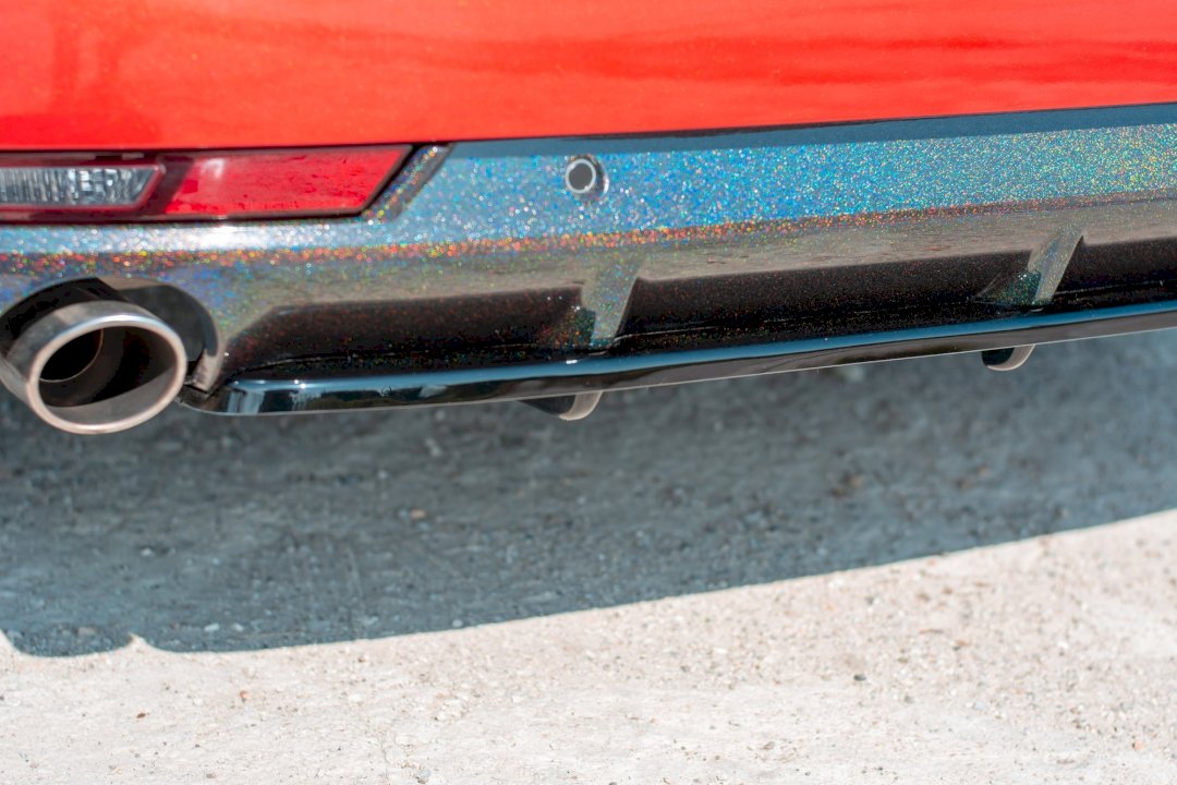Maxton Design - CENTRAL REAR SPLITTER(WITH VERTICAL BARS) PEUGEOT 508 SW MK2