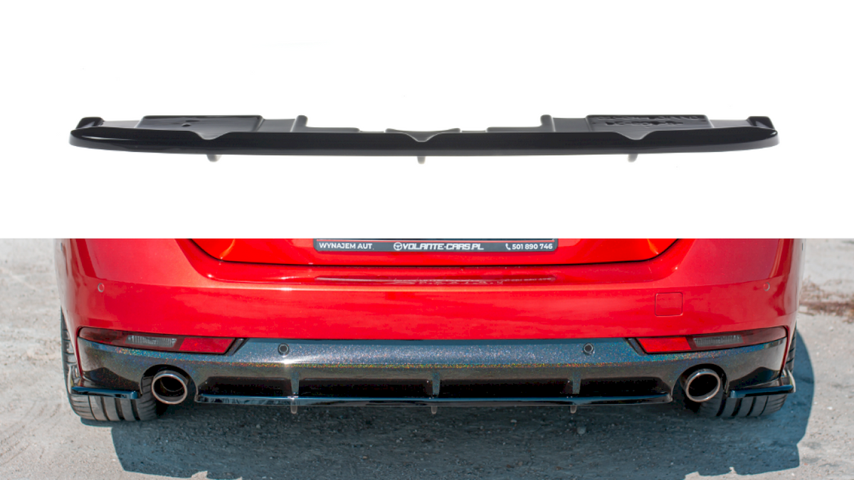 Maxton Design - CENTRAL REAR SPLITTER(WITH VERTICAL BARS) PEUGEOT 508 SW MK2