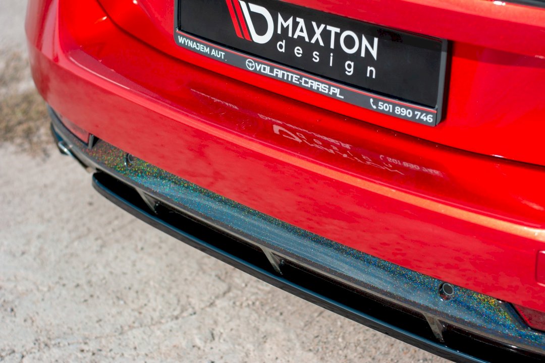 Maxton Design - CENTRAL REAR SPLITTER(WITHOUT VERTICAL BARS) PEUGEOT 508 SW MK2