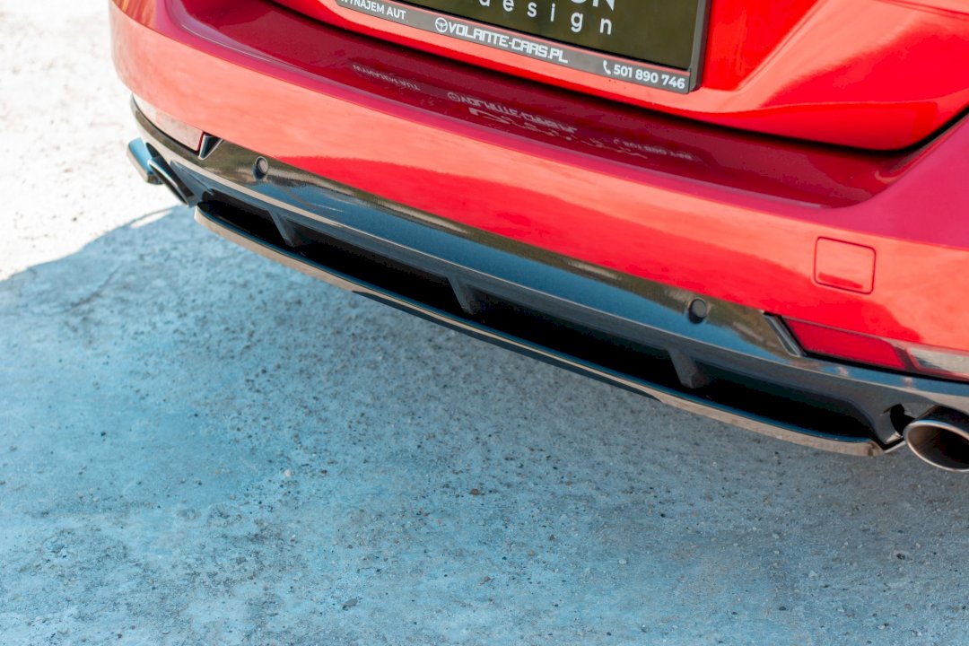 Maxton Design - CENTRAL REAR SPLITTER(WITHOUT VERTICAL BARS) PEUGEOT 508 SW MK2