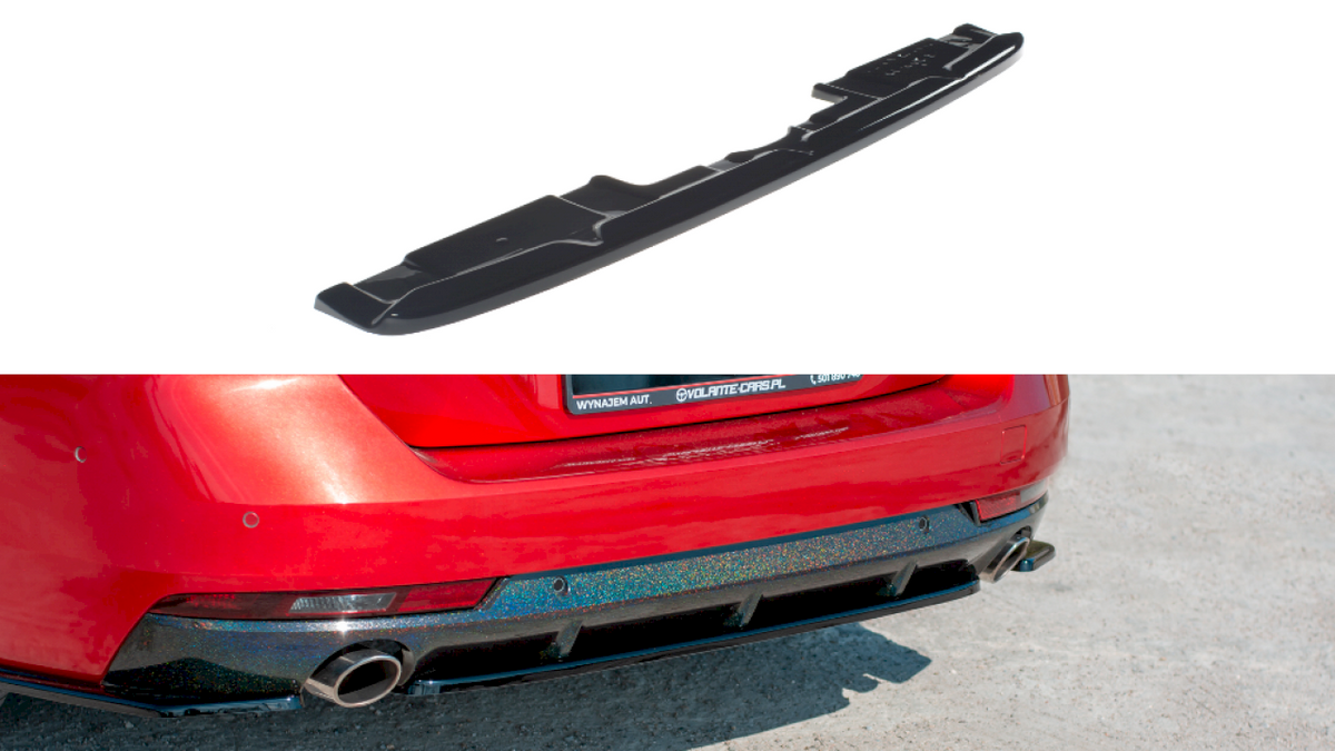 Maxton Design - CENTRAL REAR SPLITTER(WITHOUT VERTICAL BARS) PEUGEOT 508 SW MK2