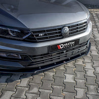 Maxton Design - FRONT SPLITTER V.1 VOLKSWAGEN PASSAT R-LINE B8 (2015-19)