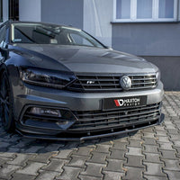 Maxton Design - FRONT SPLITTER V.1 VOLKSWAGEN PASSAT R-LINE B8 (2015-19)