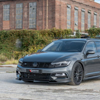 Maxton Design - FRONT SPLITTER V.2 VOLKSWAGEN PASSAT R-LINE B8 (2015-19)