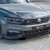 Maxton Design - FRONT SPLITTER V.2 VOLKSWAGEN PASSAT R-LINE B8 (2015-19)