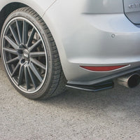 Maxton Design - REAR SIDE SPLITTERS V2 VW GOLF 7 GTI (2013-2016)