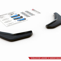 Maxton Design - REAR SIDE SPLITTERS V2 VW GOLF 7 GTI (2013-2016)