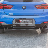 Maxton Design - CENTRAL REAR SPLITTER BMW X2 F39 M SPORT (2016-)