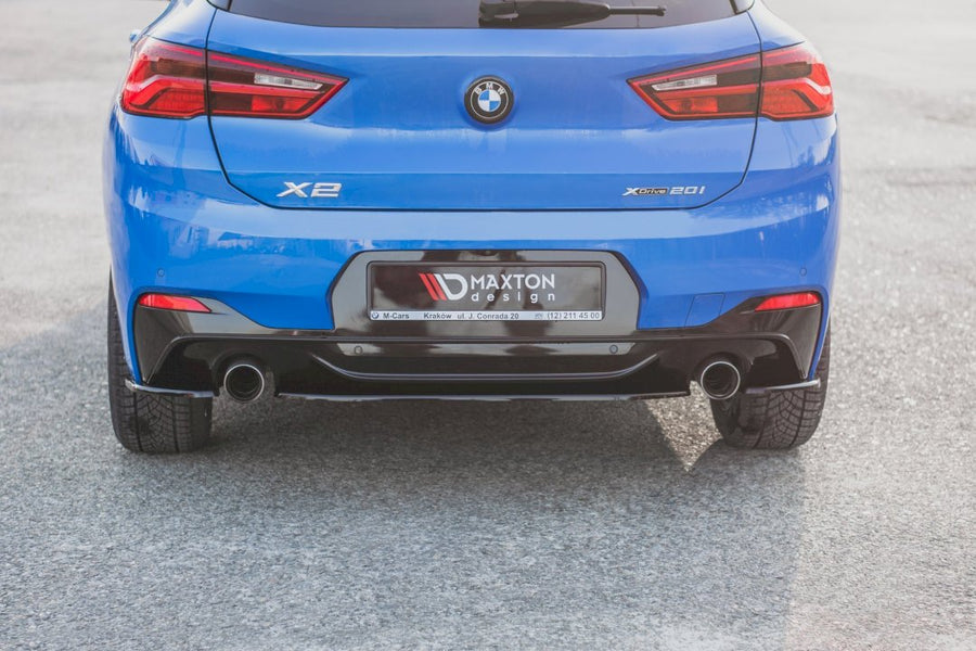 Maxton Design - CENTRAL REAR SPLITTER BMW X2 F39 M SPORT (2016-)