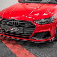 Maxton Design - Front Splitter V.1 Audi A7 S-Line C8 / S7 C8 / C8 Facelift / S7 Facelift